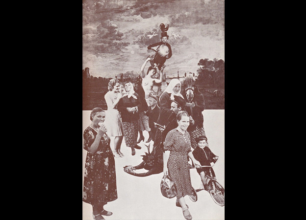 Photo-collage for 'Poland/1931' by Eleanor Antin.